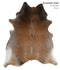 Grey with Beige X-Large Brazilian Cowhide Rug 7'0