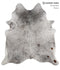 Salt and Pepper Brown XX-Large Brazilian Cowhide Rug 7'4