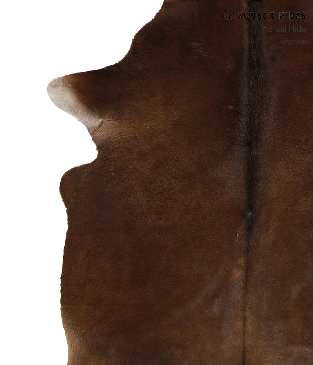 Chocolate Large Brazilian Cowhide Rug 6'4"H x 5'8"W #85271 by Hudson H
