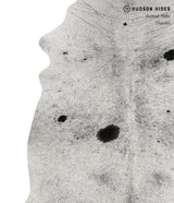 Salt and Pepper Black X-Large Brazilian Cowhide Rug 6'8"H x 6'4"W #85345 by Hudson Hides