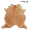 Beige X-Large Brazilian Cowhide Rug 6'9"H x 7'0"W #85347 by Hudson Hides
