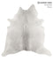 Medium Grey X-Large Brazilian Cowhide Rug 7'0
