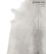 Medium Grey X-Large Brazilian Cowhide Rug 7'0"H x 6'9"W #85409 by Hudson Hides