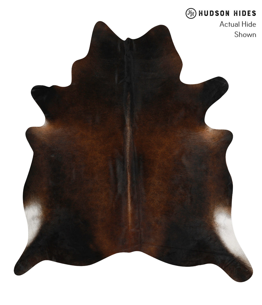 Chocolate XX-Large Brazilian Cowhide Rug 7'6"H x 6'9"W #85443 by Hudson Hides