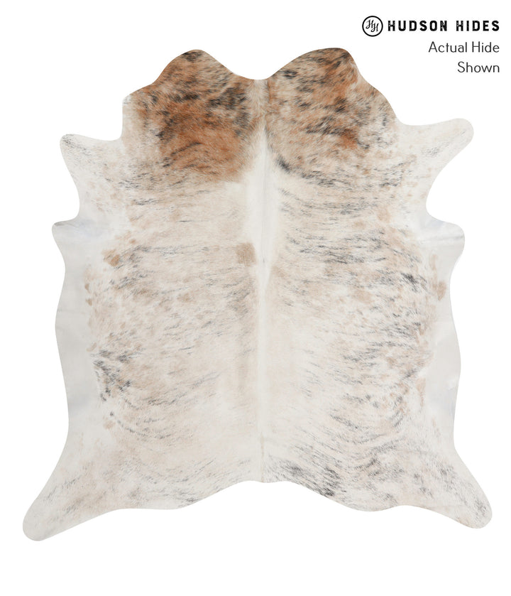 Light Brindle X-Large Brazilian Cowhide Rug 7'2"H x 6'8"W #85451 by Hudson Hides