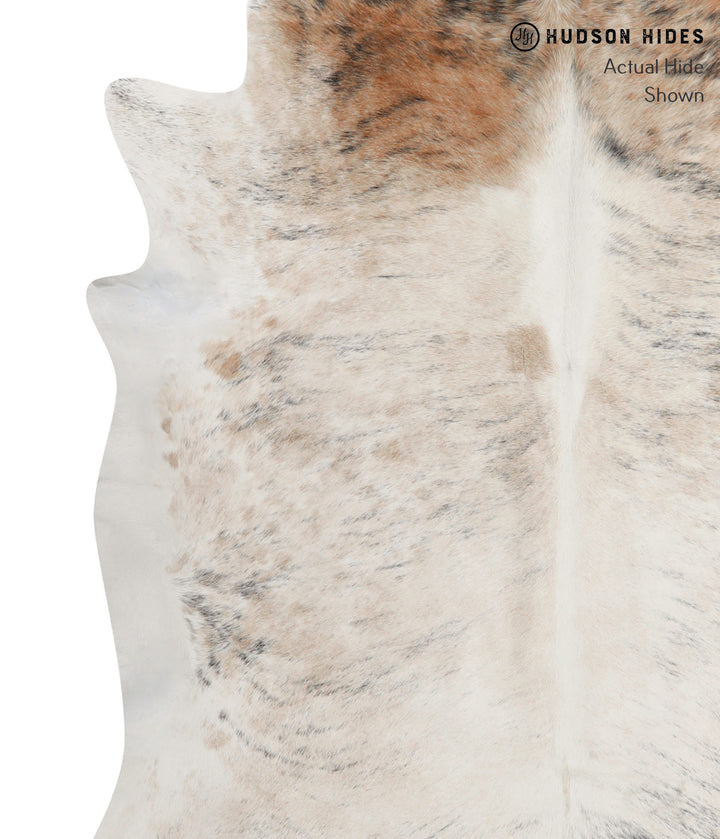 Light Brindle X-Large Brazilian Cowhide Rug 7'2"H x 6'8"W #85451 by Hudson Hides