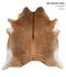 Warm Caramel X-Large Brazilian Cowhide Rug 6'7