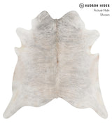 Grey Brindle XX-Large Brazilian Cowhide Rug 7'3"H x 7'2"W #85502 by Hudson Hides