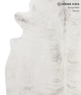 Grey Brindle X-Large Brazilian Cowhide Rug 7'2"H x 6'9"W #85530 by Hudson Hides