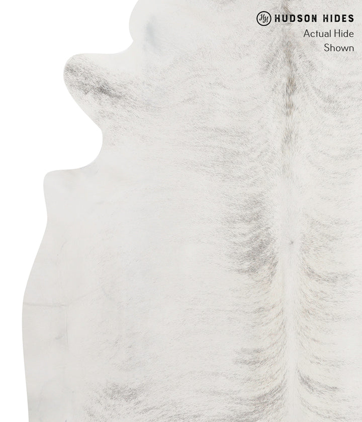 Grey Brindle X-Large Brazilian Cowhide Rug 7'2"H x 6'9"W #85530 by Hudson Hides