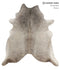 Medium Grey X-Large Brazilian Cowhide Rug 7'4