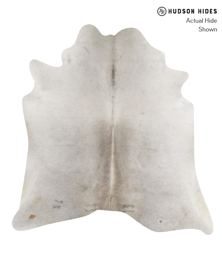 Medium Grey X-Large Brazilian Cowhide Rug 6'7"H x 6'5"W #85573 by Hudson Hides