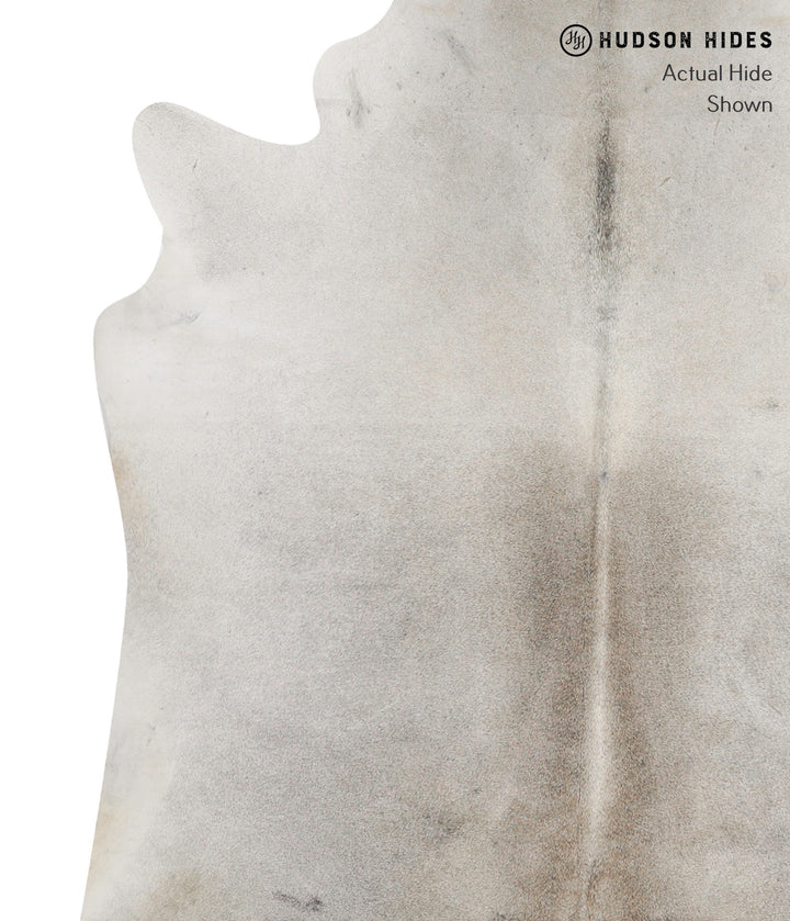 Medium Grey X-Large Brazilian Cowhide Rug 6'7"H x 6'5"W #85573 by Hudson Hides