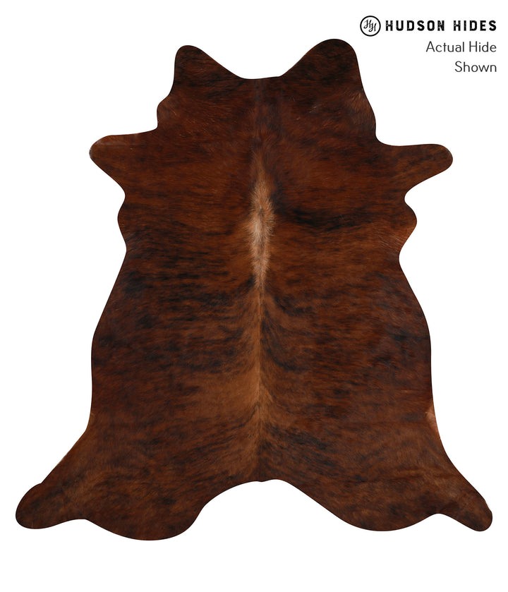 Dark Brindle X-Large Brazilian Cowhide Rug 6'9"H x 6'5"W #85581 by Hudson Hides