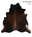Chocolate X-Large Brazilian Cowhide Rug 6'10"H x 6'7"W #85656 by Hudson Hides