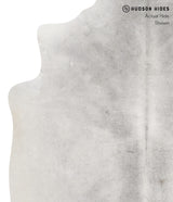 Medium Grey X-Large Brazilian Cowhide Rug 6'5"H x 6'5"W #85668 by Hudson Hides