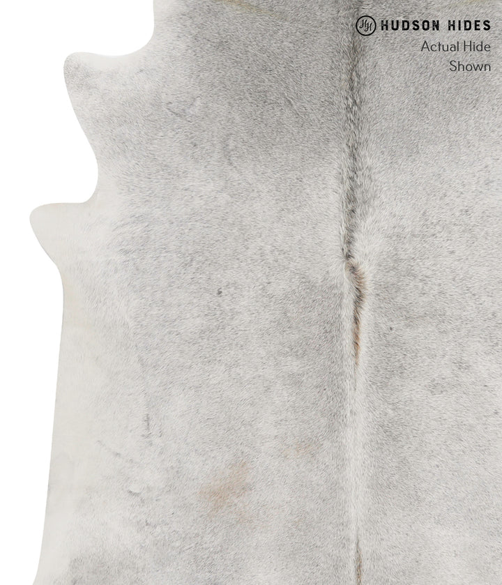 Medium Grey X-Large Brazilian Cowhide Rug 6'7"H x 6'5"W #85669 by Hudson Hides