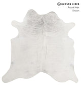 Grey Brindle X-Large Brazilian Cowhide Rug 6'10"H x 7'1"W #85711 by Hudson Hides
