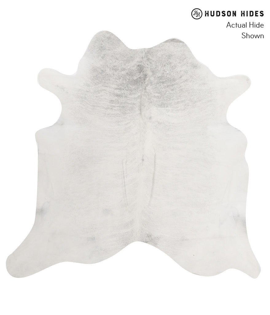 Grey Brindle X-Large Brazilian Cowhide Rug 6'10"H x 7'1"W #85711 by Hudson Hides