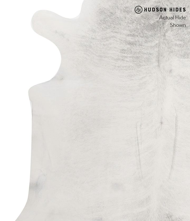 Grey Brindle X-Large Brazilian Cowhide Rug 6'10"H x 7'1"W #85711 by Hudson Hides