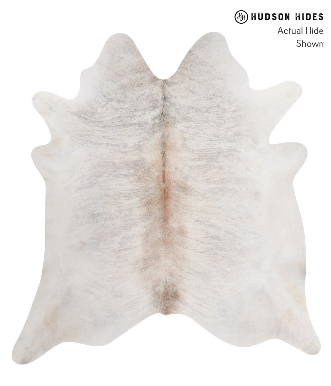 Grey Brindle XX-Large Brazilian Cowhide Rug 7'11"H x 7'4"W #85790 by H