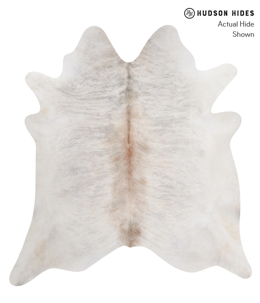 Grey Brindle XX-Large Brazilian Cowhide Rug 7'11"H x 7'4"W #85790 by Hudson Hides