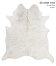 Grey Brindle XX-Large Brazilian Cowhide Rug 7'8"H x 7'0"W #85792 by Hudson Hides