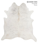 Grey Brindle XX-Large Brazilian Cowhide Rug 7'8"H x 7'0"W #85792 by Hudson Hides