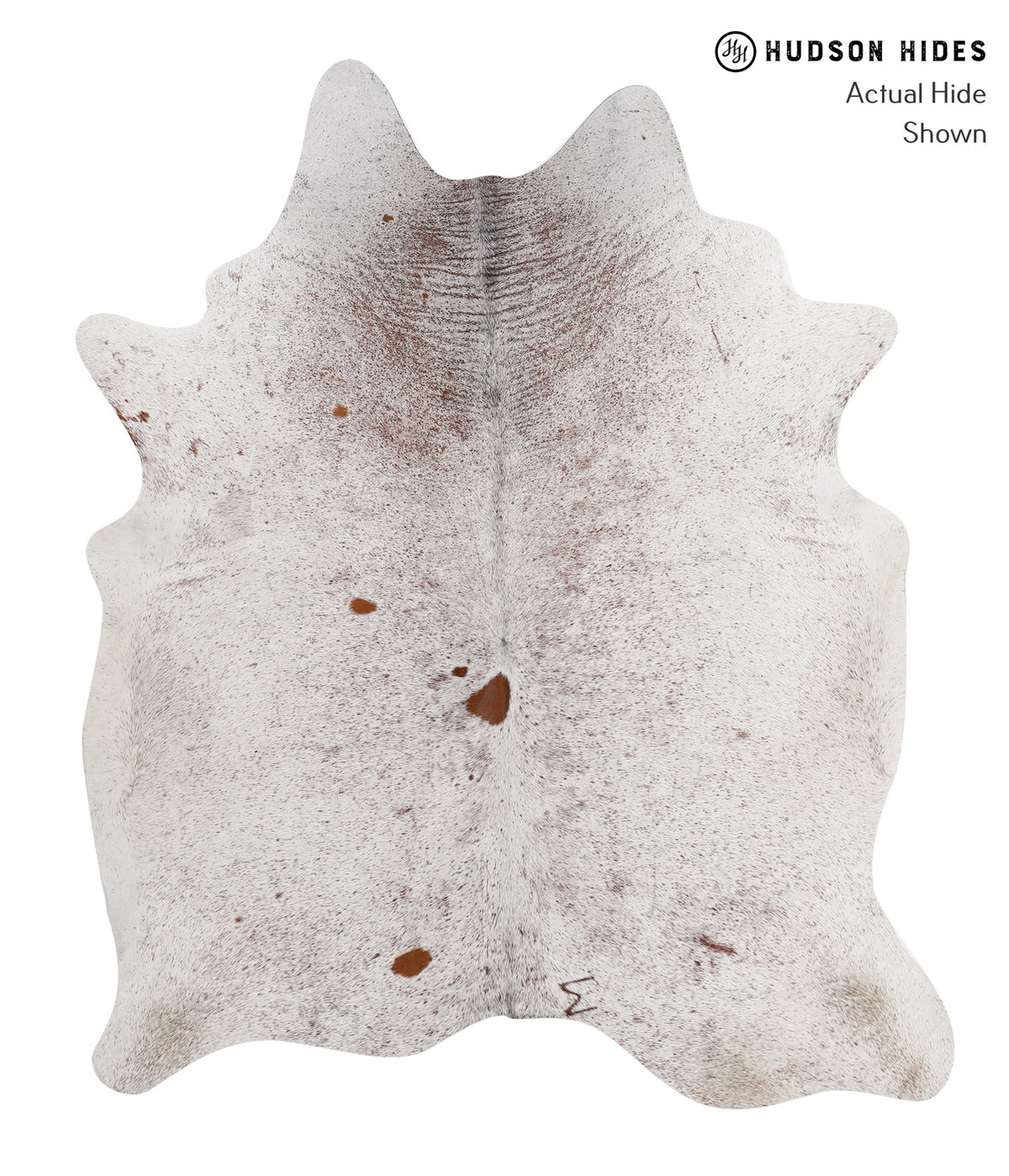 Salt and Pepper Brown Cowhide Rug #85838