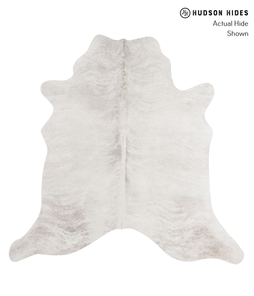Grey Brindle Large Brazilian Cowhide Rug 5'10"H x 6'0"W #85893 by Hudson Hides