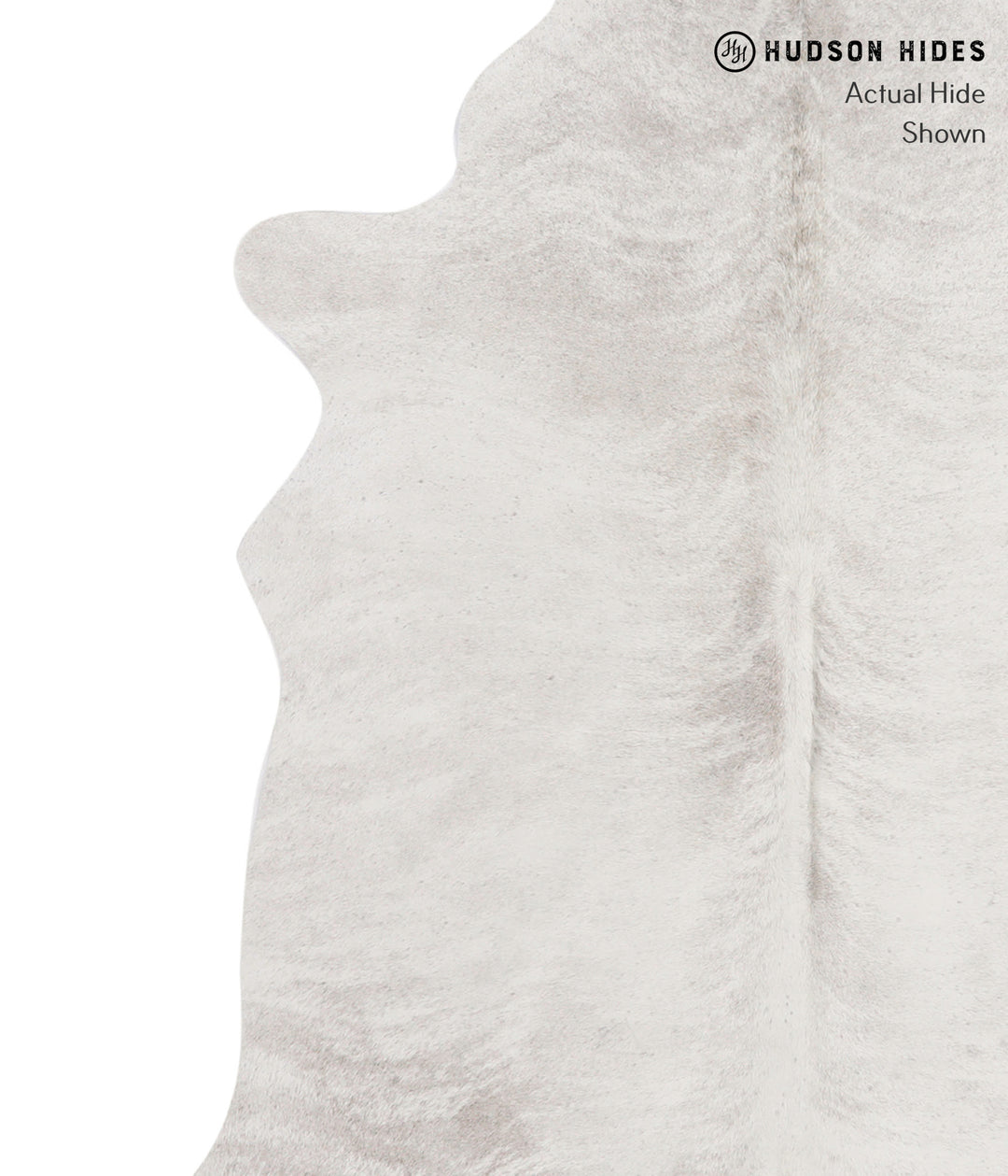 Grey Brindle Large Brazilian Cowhide Rug 5'10"H x 6'0"W #85893 by Huds