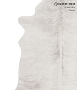 Grey Brindle Large Brazilian Cowhide Rug 5'10"H x 6'0"W #85893 by Hudson Hides