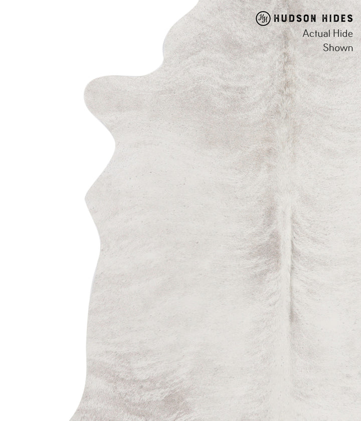 Grey Brindle Large Brazilian Cowhide Rug 5'10"H x 6'0"W #85893 by Hudson Hides