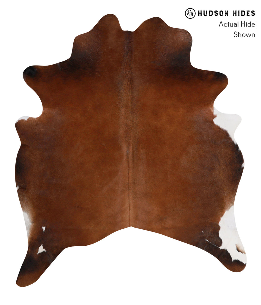 Chocolate Large Brazilian Cowhide Rug 6'6"H x 5'6"W #85903 by Hudson Hides