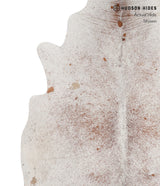 Salt and Pepper Brown X-Large Brazilian Cowhide Rug 7'1"H x 6'1"W #85904 by Hudson Hides