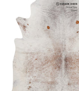Salt and Pepper Brown X-Large Brazilian Cowhide Rug 7'2"H x 6'10"W #85921 by Hudson Hides