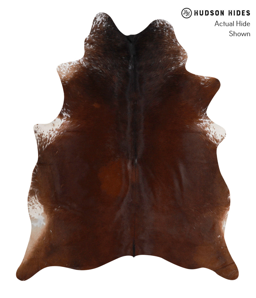 Chocolate X-Large Brazilian Cowhide Rug 7'2"H x 5'11"W #85946 by Hudson Hides