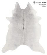 Medium Grey X-Large Brazilian Cowhide Rug 7'5"H x 6'3"W #85948 by Hudson Hides