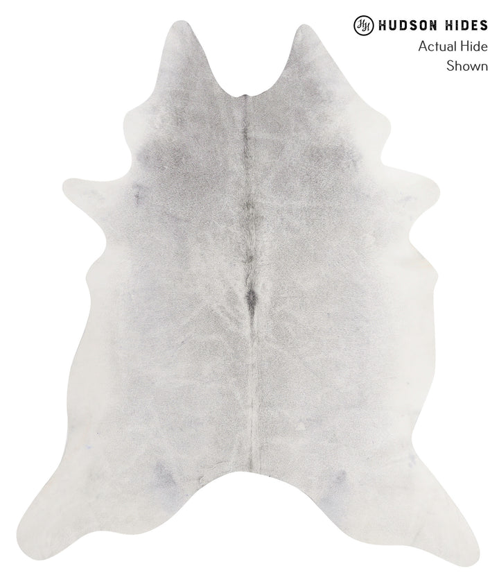 Medium Grey X-Large Brazilian Cowhide Rug 7'5"H x 6'3"W #85948 by Hudson Hides