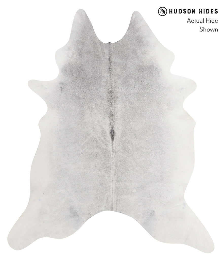 Medium Grey X-Large Brazilian Cowhide Rug 7'5"H x 6'3"W #85948 by Hudson Hides