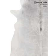 Medium Grey X-Large Brazilian Cowhide Rug 7'5"H x 6'3"W #85948 by Hudson Hides