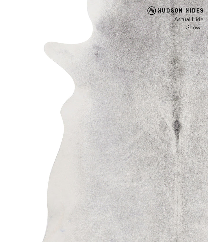 Medium Grey X-Large Brazilian Cowhide Rug 7'5"H x 6'3"W #85948 by Hudson Hides