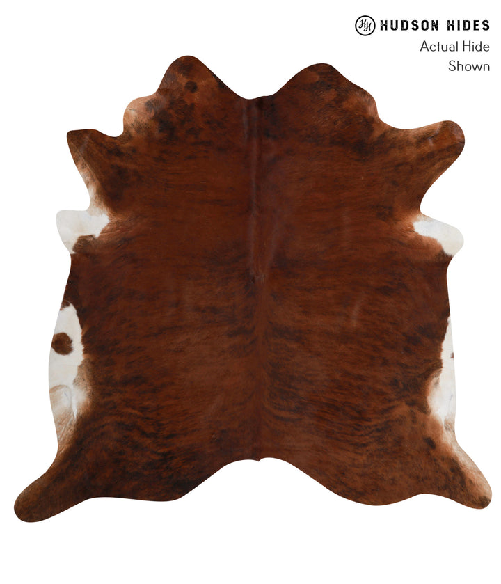Medium Brindle XX-Large Brazilian Cowhide Rug 7'6"H x 7'6"W #85975 by Hudson Hides