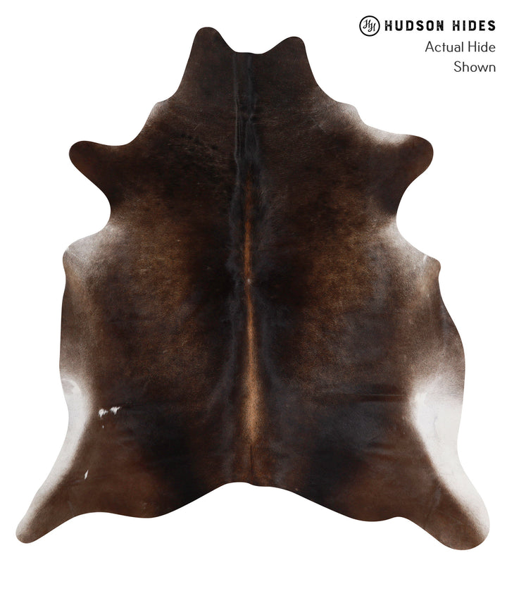 Dark Grey X-Large Brazilian Cowhide Rug 7'3"H x 6'7"W #85978 by Hudson Hides