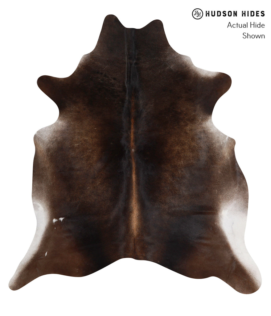 Dark Grey X-Large Brazilian Cowhide Rug 7'3"H x 6'7"W #85978 by Hudson Hides