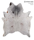Salt and Pepper Brown X-Large Brazilian Cowhide Rug 7'0"H x 6'2"W #86006 by Hudson Hides