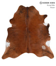 Medium Brindle X-Large Brazilian Cowhide Rug 6'5"H x 6'3"W #86044 by Hudson Hides