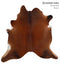 Warm Caramel XX-Large Brazilian Cowhide Rug 7'5