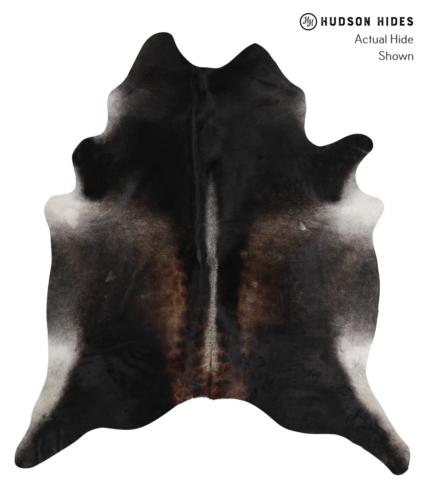 Dark Grey Cowhide Rug #86143