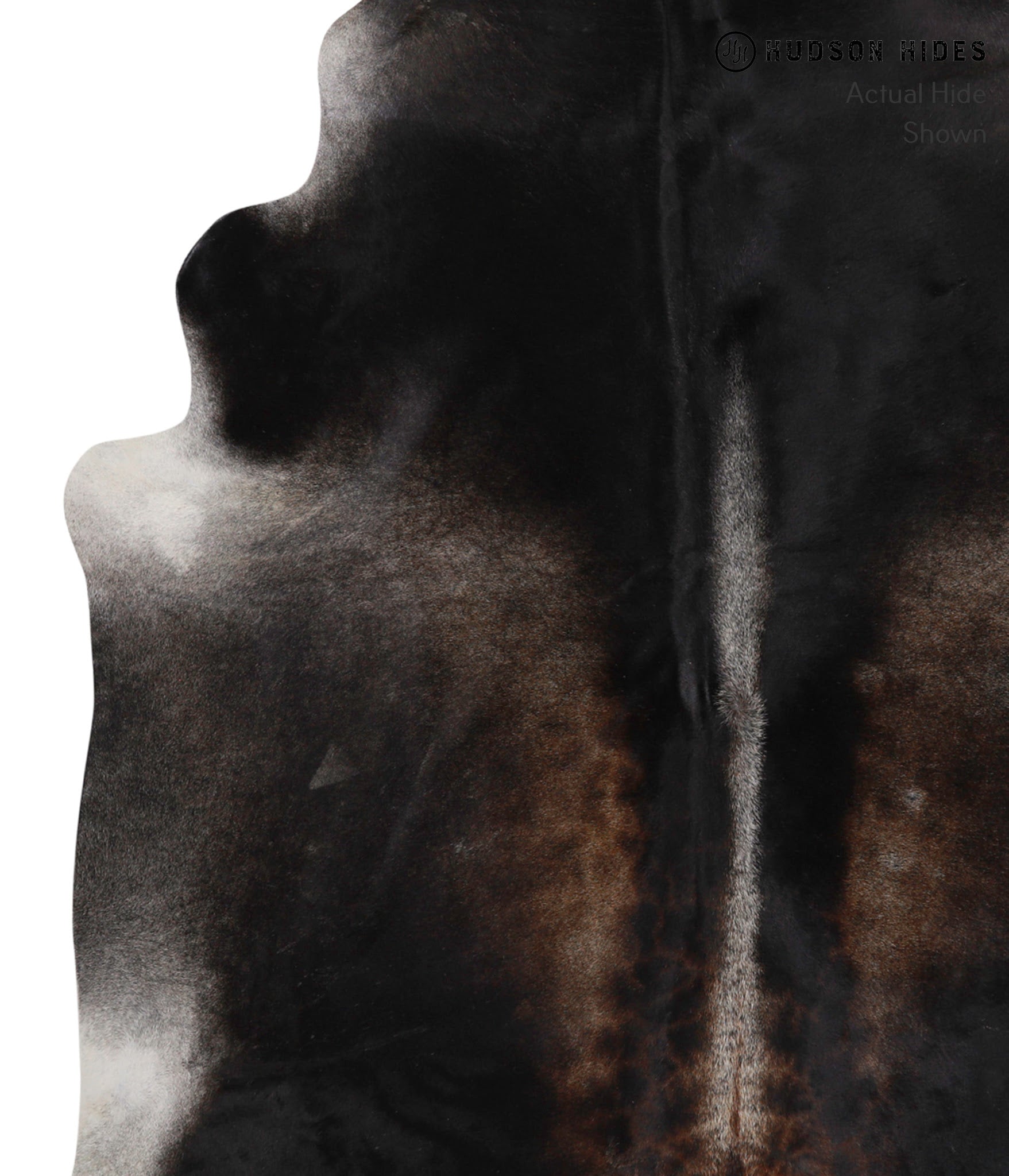 Dark Grey Cowhide Rug #86143